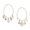 Charm Hoop Earrings