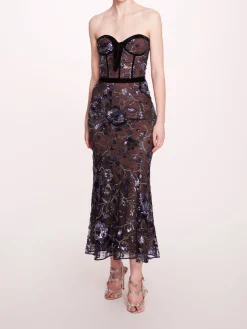 Climbing Vines Midi Dress