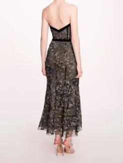 Climbing Vines Midi Dress