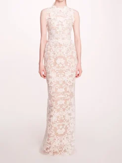 Corded Column Gown