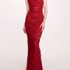 Corded Column Gown