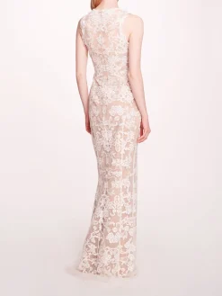 Corded Column Gown