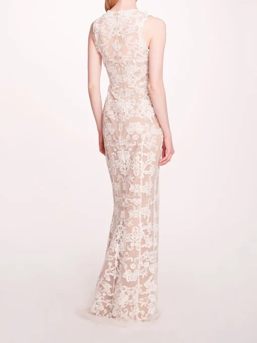 Corded Column Gown