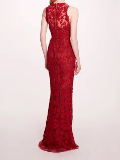 Corded Column Gown