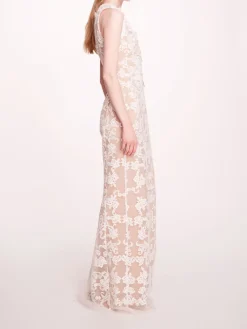 Corded Column Gown