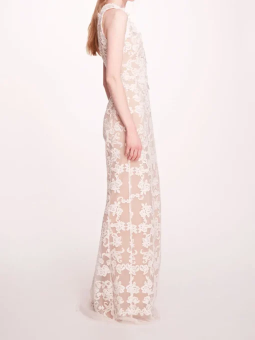 Corded Column Gown