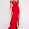Draped Bodice Gown