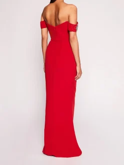 Draped Bodice Gown