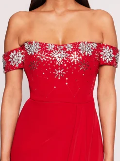 Draped Bodice Gown