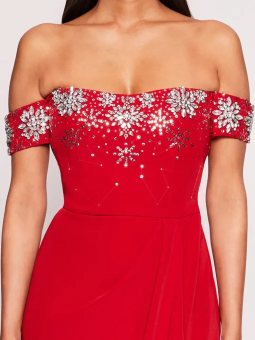 Draped Bodice Gown