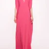 Embroidered Crepe Kaftan