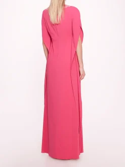 Embroidered Crepe Kaftan