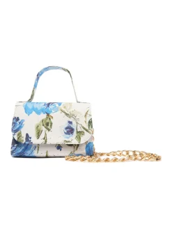 Floral Top Handle Bag