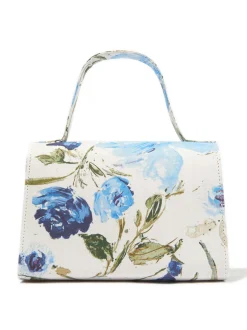 Floral Top Handle Bag