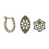 Floral Trio Earrings Set