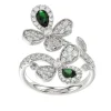 Floral White Gold Ring