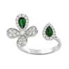 Floral White Gold Ring