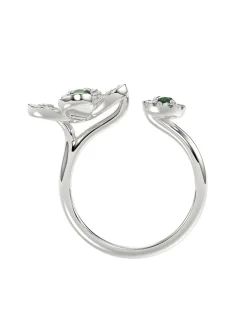 Floral White Gold Ring