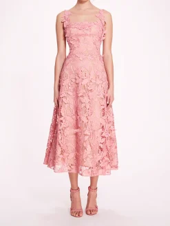 Organic Lace Midi Dress