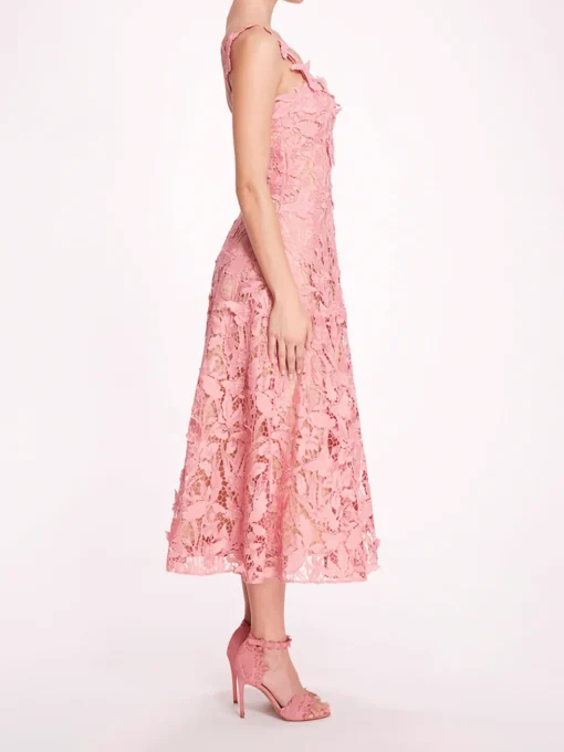 Organic Lace Midi Dress