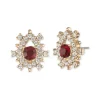 Poised Button Earring