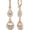 Poised Rose Midi Drop Earring
