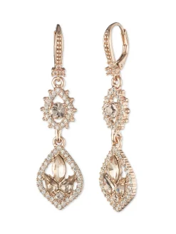 Poised Rose Midi Drop Earring