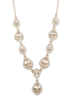 Poised Rose Y Necklace