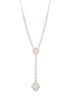 Pretty Pearl Y Necklace