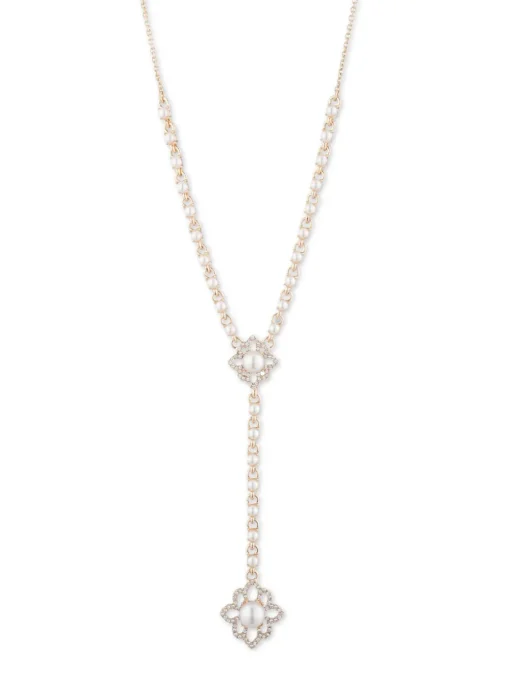 Pretty Pearl Y Necklace