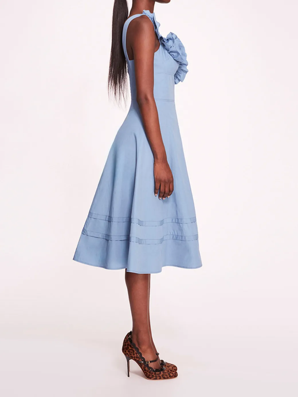 Rosette Ruffle Sundress