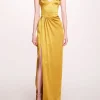 Satin Bustier Gown