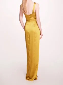 Satin Bustier Gown