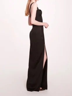 Satin Bustier Gown