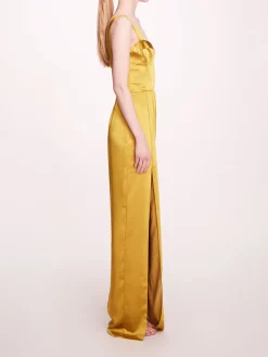 Satin Bustier Gown