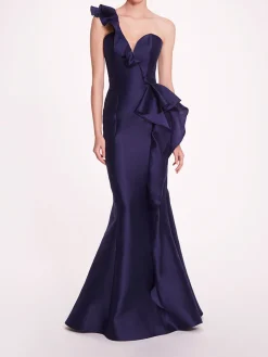 Silk Mikado Gown