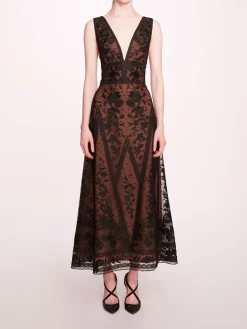 Spear Garden Midi Dress