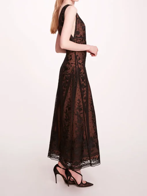 Spear Garden Midi Dress