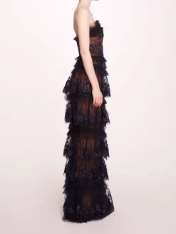 Tiered Terrarium Column Gown