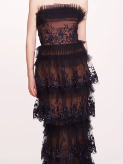 Tiered Terrarium Column Gown