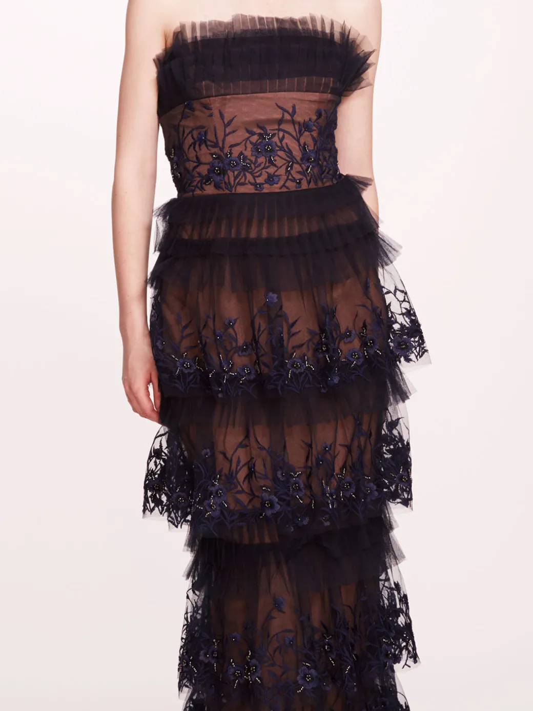 Tiered Terrarium Column Gown