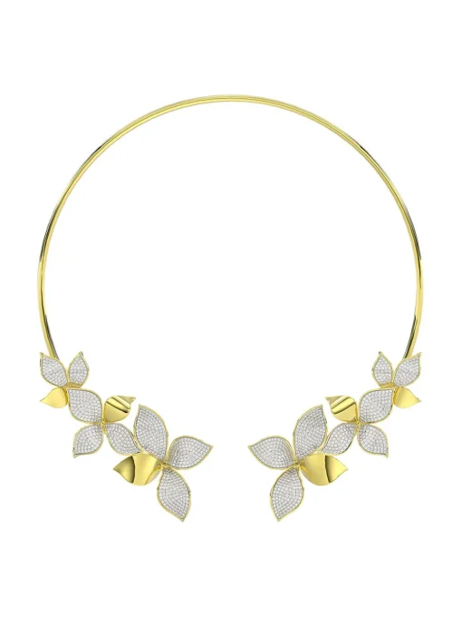 Wild Flower Yellow Gold Necklace