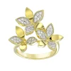 Wild Flower Yellow Gold Ring