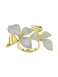 Wild Flower Yellow Gold Ring