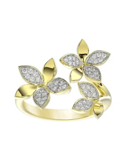 Wild Flower Yellow Gold Ring