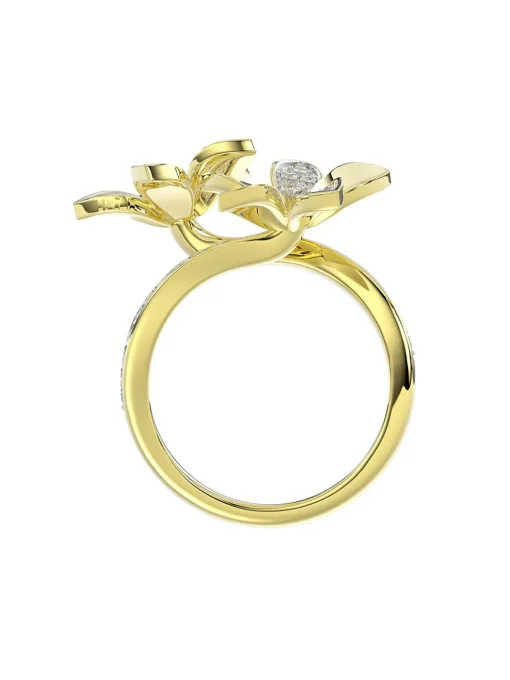 Wild Flower Yellow Gold Ring