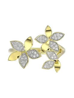 Wild Flower Yellow Gold Ring