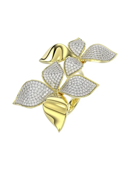 Wild Flower Yellow Gold Ring