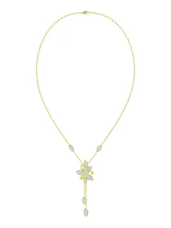 Wild Flower Yellow Gold Y Necklace